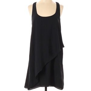 Petticoat Alley Women’s Black Layered Mini Sleeveless Casual Tunic/Dress Sz-S